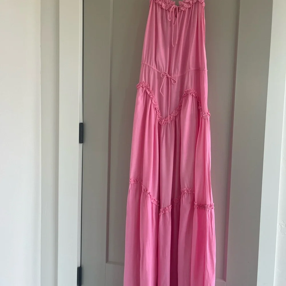 nwt S/W/F Rapture dynamic Elegant Pink Maxi Dress - Picture 4 of 9
